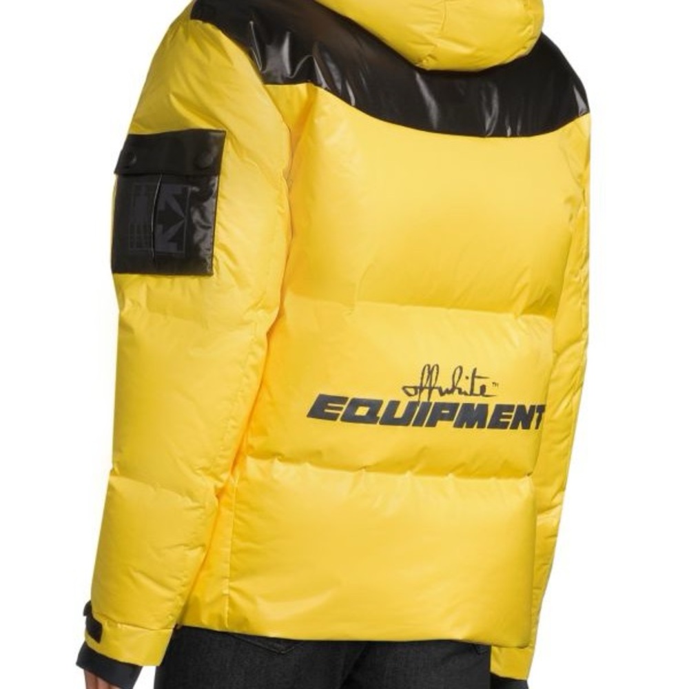 Off-White Logo Ski Puffer Down Jacket - image 4